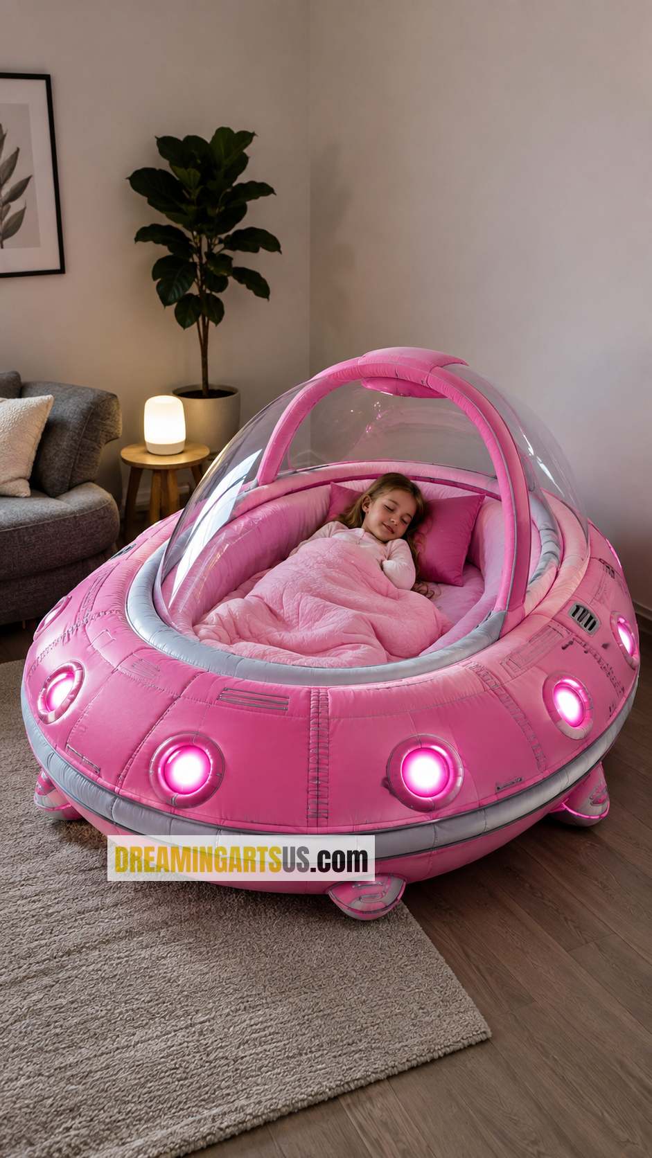 Inflatable UFO Kid Bed