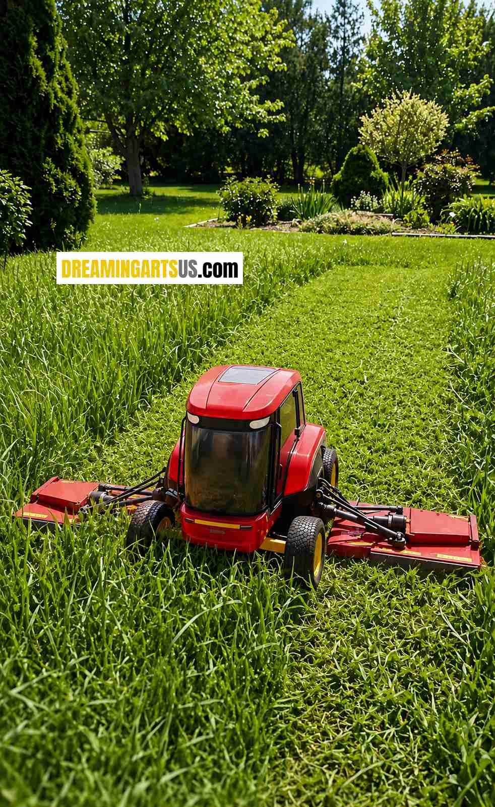 tractor shaped robotic lawnmowers