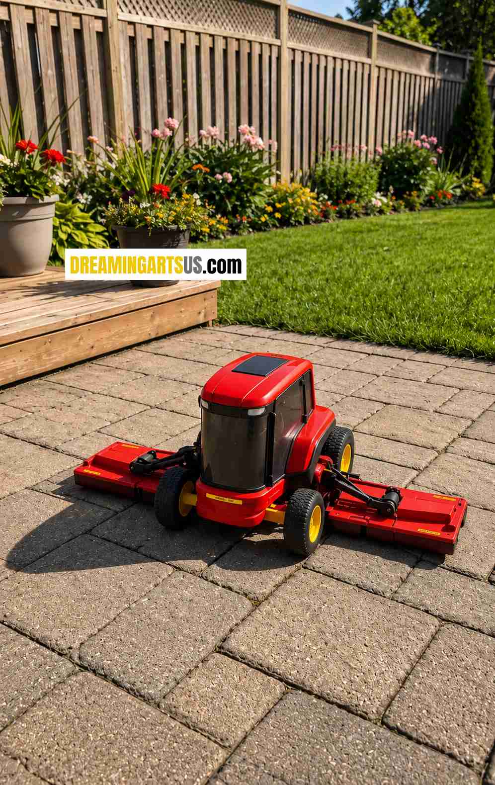 tractor shaped robotic lawnmowers