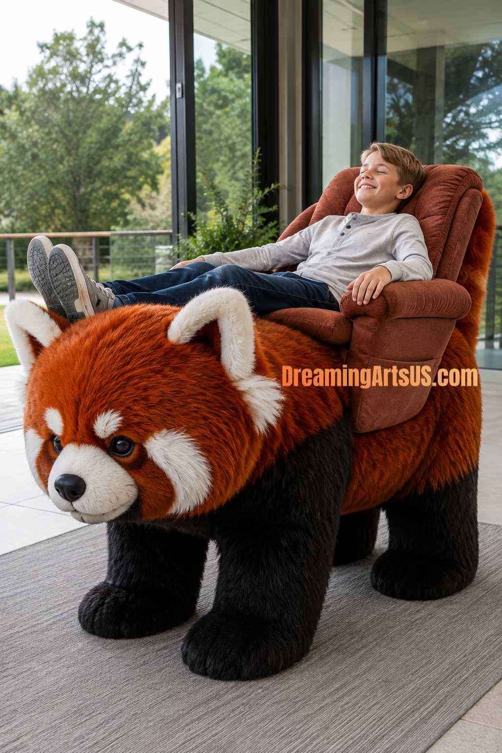 cute panda-shaped recliners
