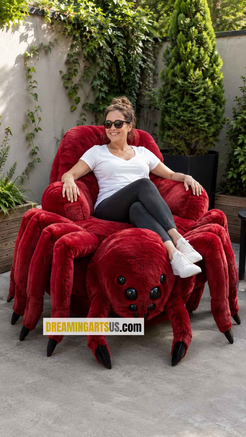 walking spider shaped sofas