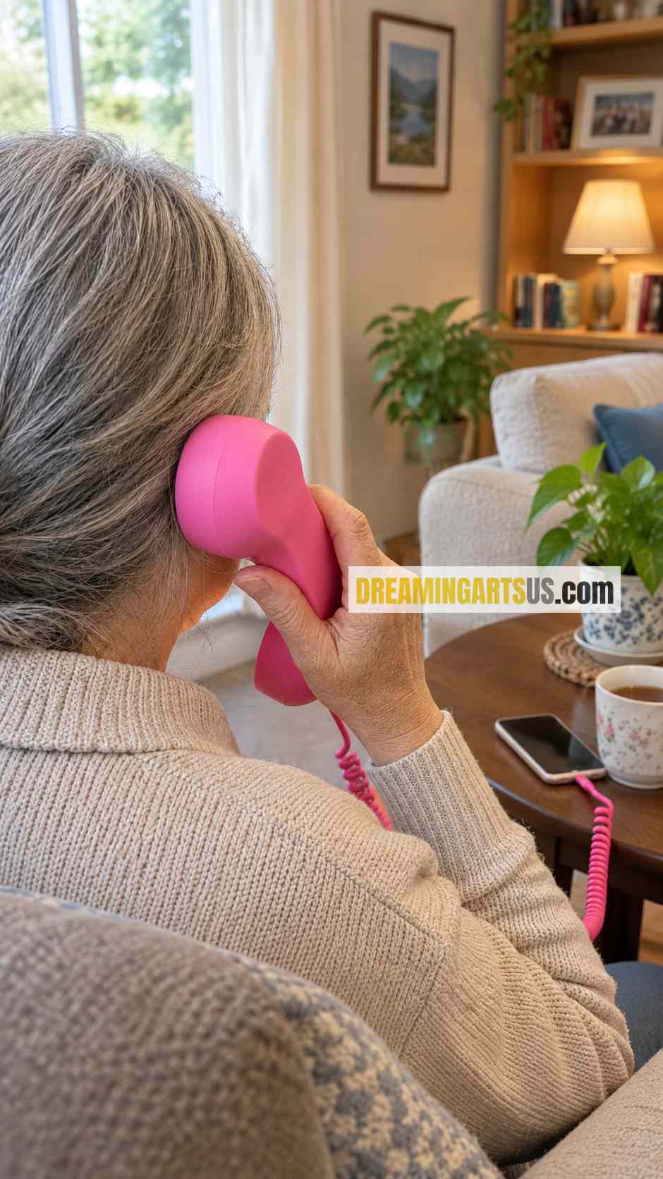 retro phone handset