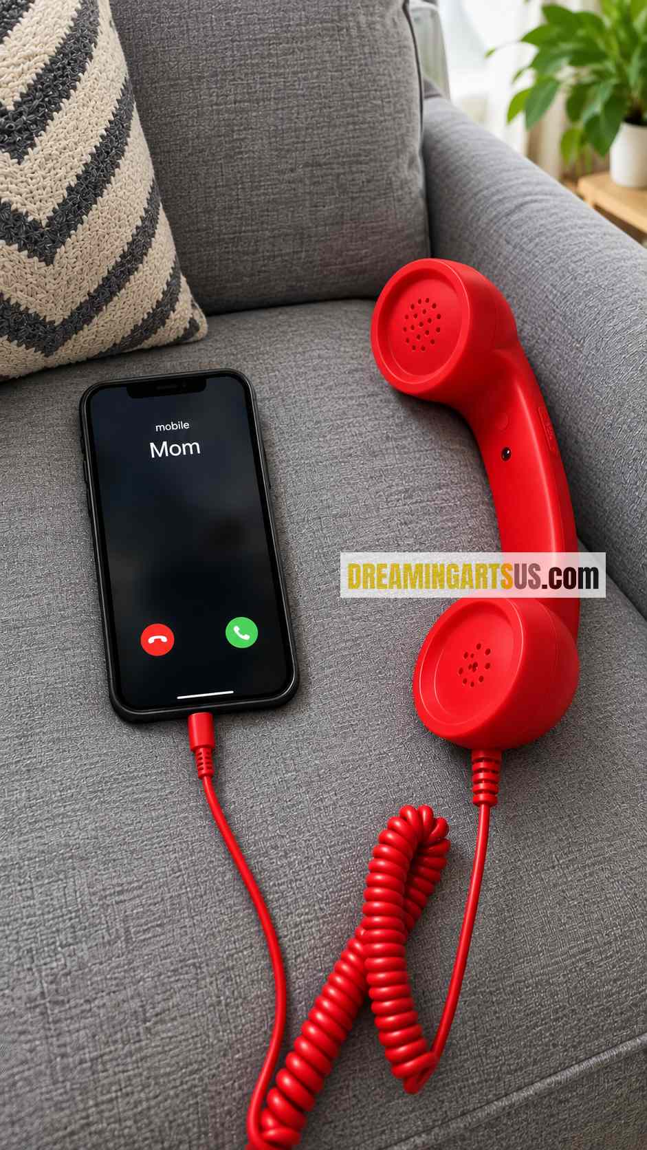 retro phone handset