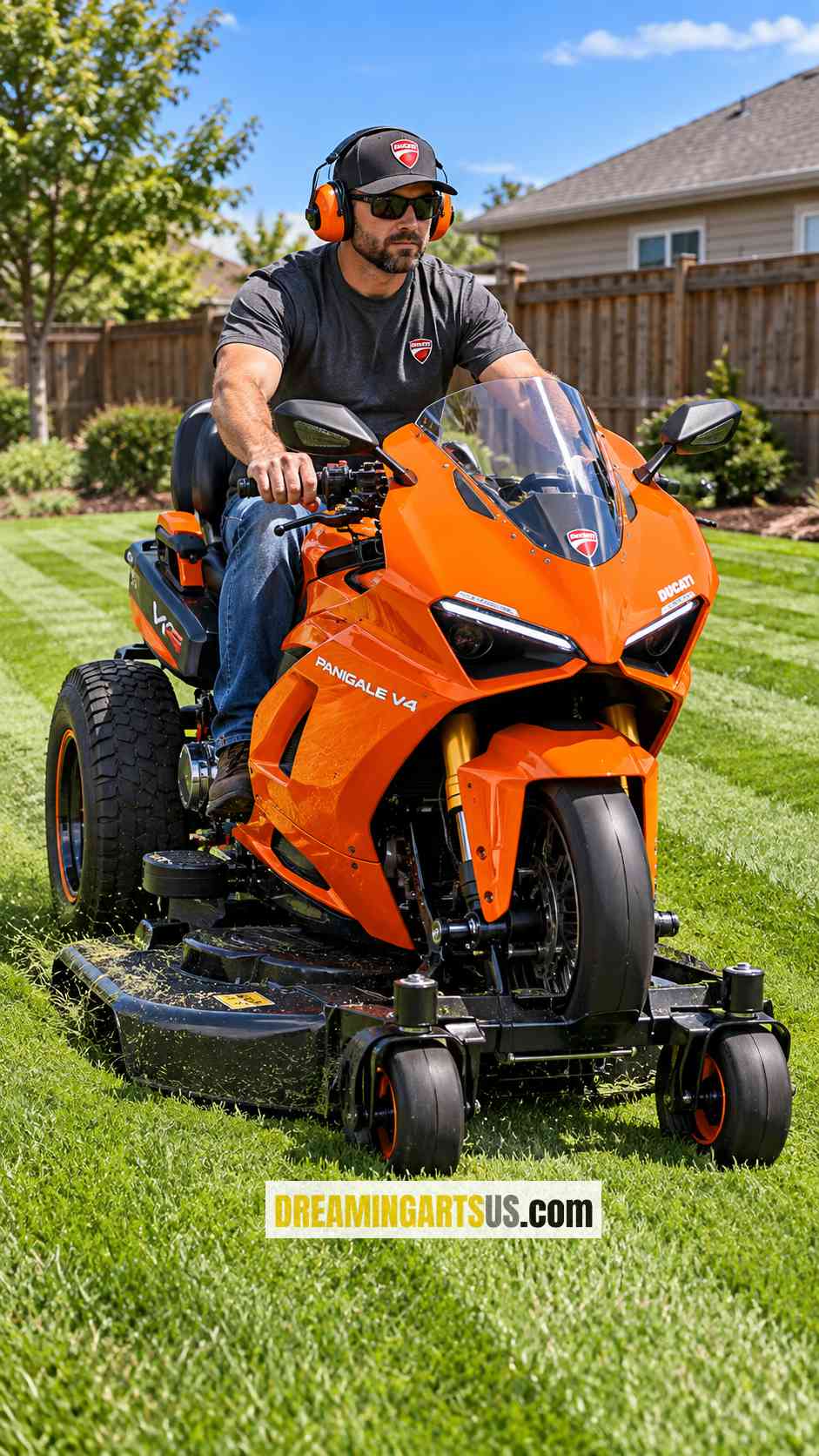 Motorcycle Lawn Mower