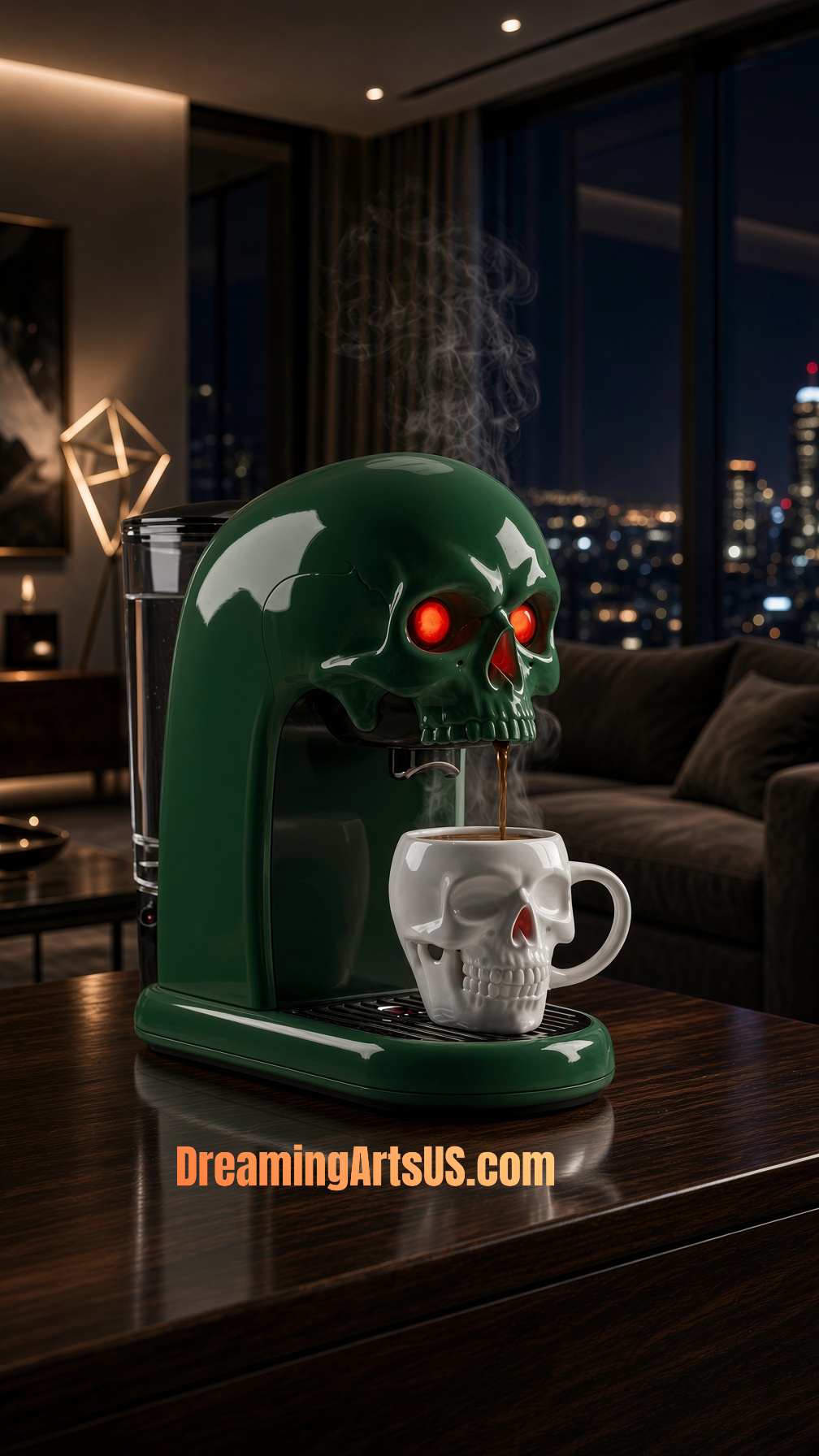 Spooky Skull Coffee Maker