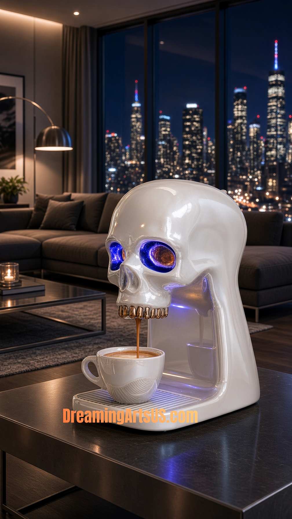 Spooky Skull Coffee Maker