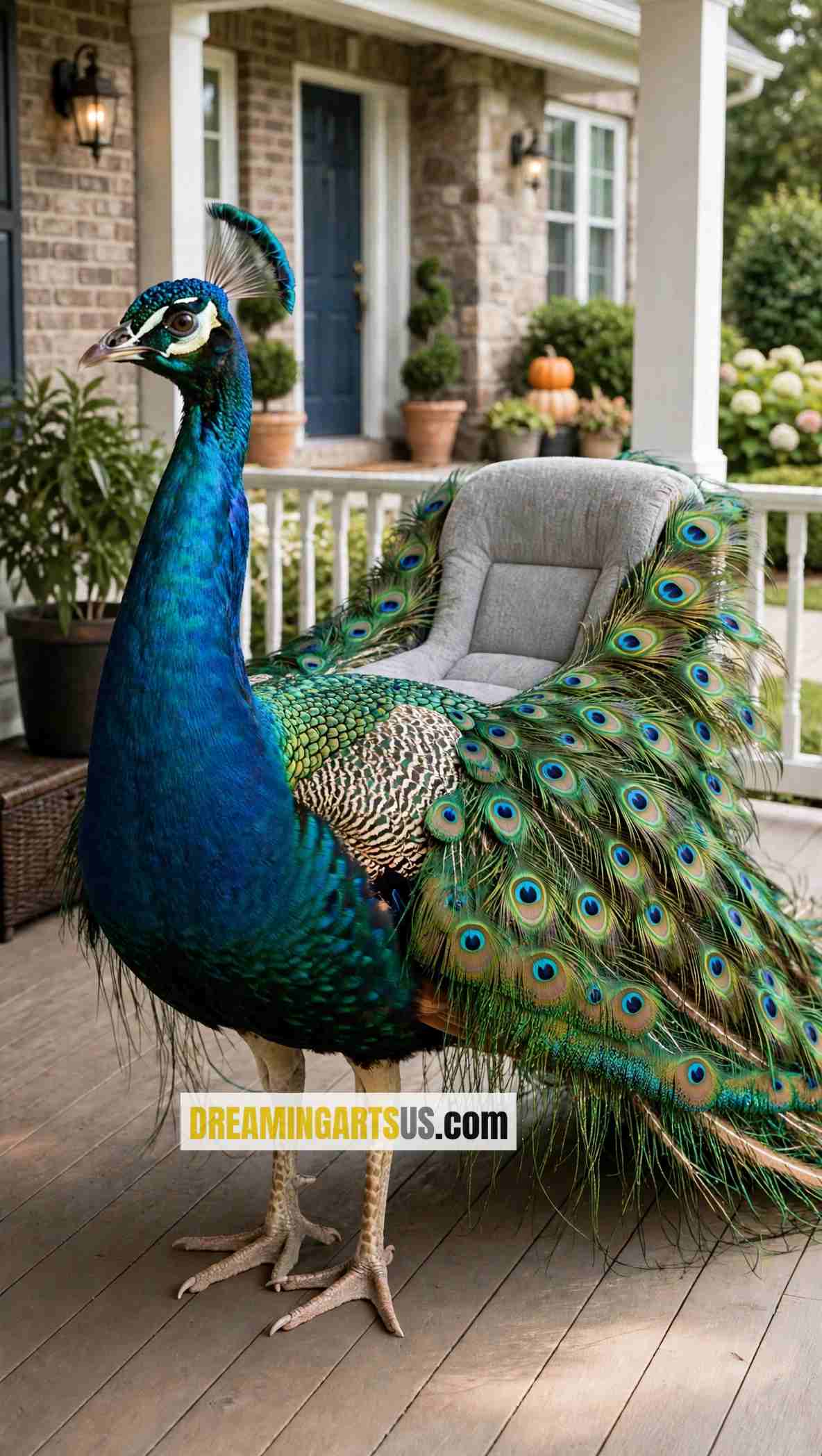 Stunning Walking Peacock Sofa