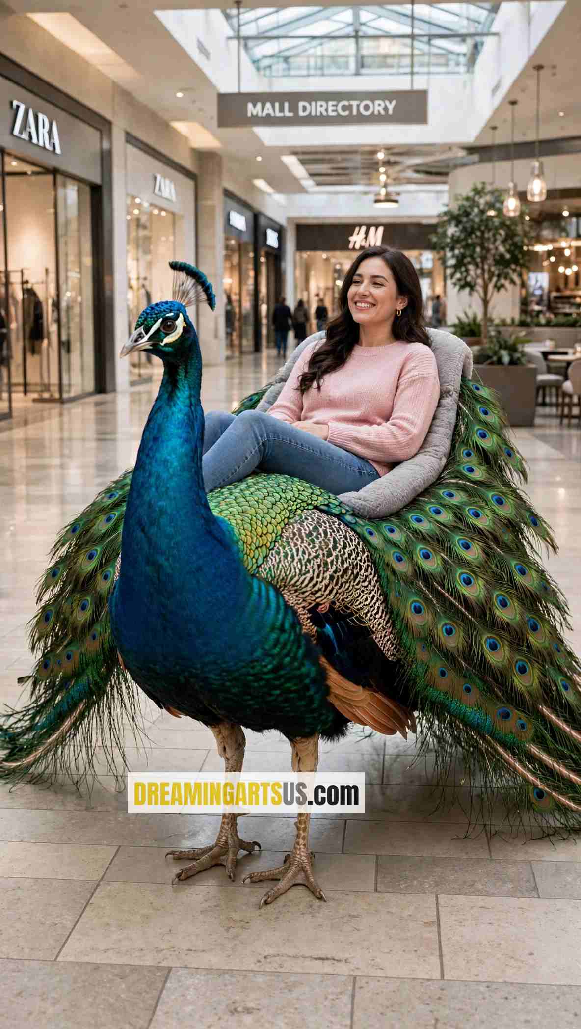 Stunning Walking Peacock Sofa